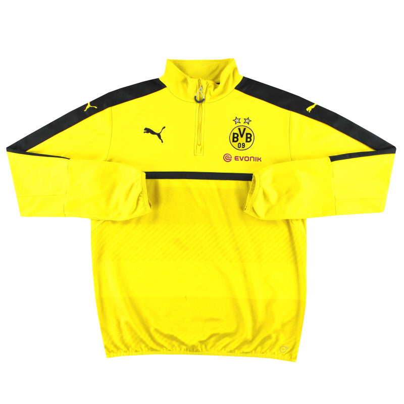 2016-17 Dortmund Puma 1/4 Zip Drill Top XL - Classic Football Kit