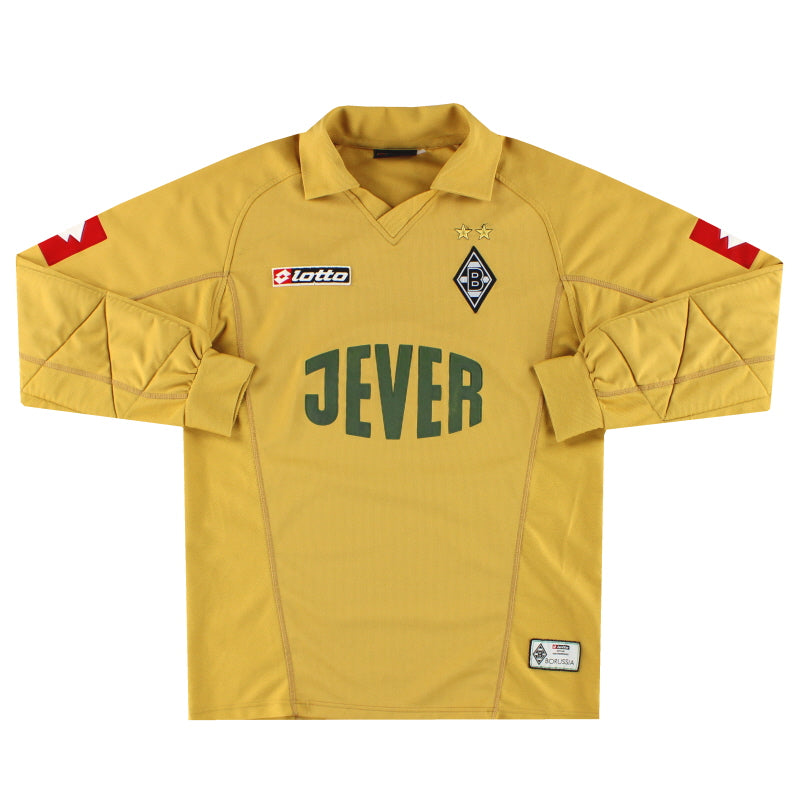 2004-05 Borussia Monchengladbach Lotto 'Signed' Goalkeeper Shirt S - Classic Football Kit