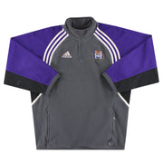 2001-02 Anderlecht adidas 1/2 Zip Fleece Top S - Classic Football Kit