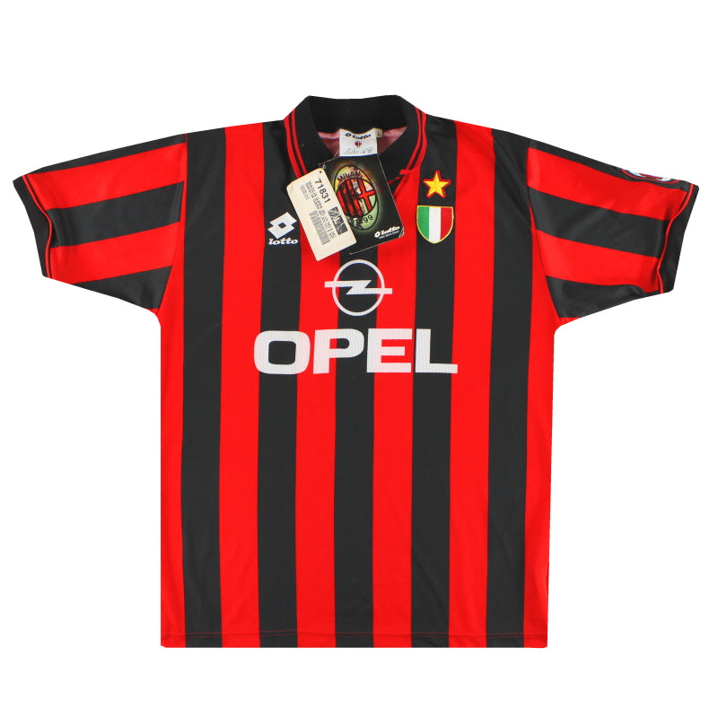1996-97 AC Milan Lotto Home Shirt *w/tags* L - Classic Football Kit