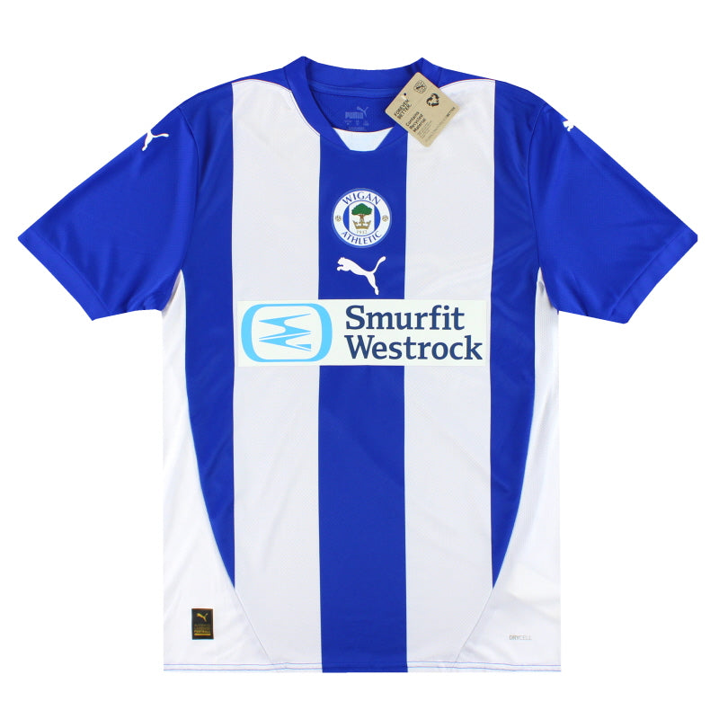 2024-25 Wigan Puma Home Shirt *BNIB* S - Classic Football Kit