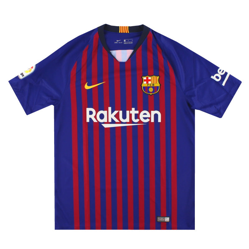 2018-19 Barcelona Nike Home Shirt M - Classic Football Kit