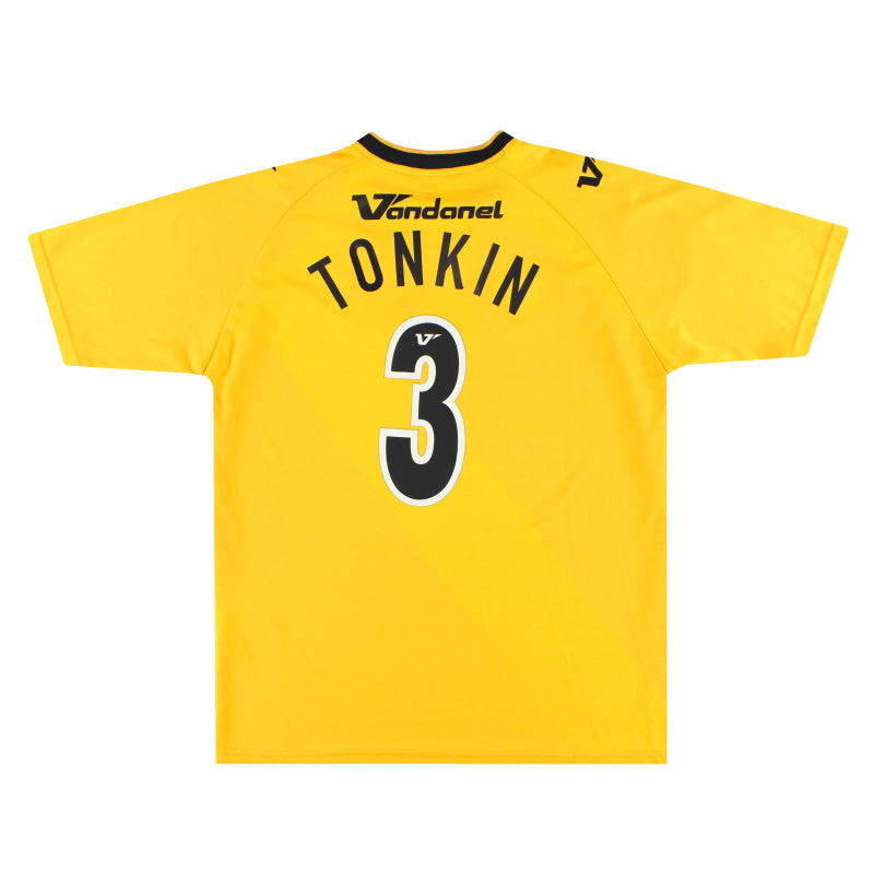 2009-10 Cambridge United Vandanel Home Shirt Tonkin #3 L - Classic Football Kit