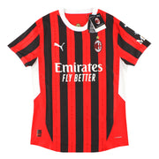 2024-25 AC Milan Puma Authentic Home Shirt *w/tags* S - Classic Football Kit