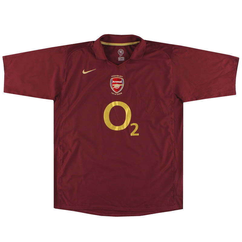 2005-06 Arsenal Nike Commemorative Highbury Home Shirt *Mint* S