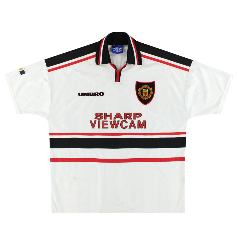 1997-99 Manchester United Umbro Away Shirt XXL - Classic Football Kit