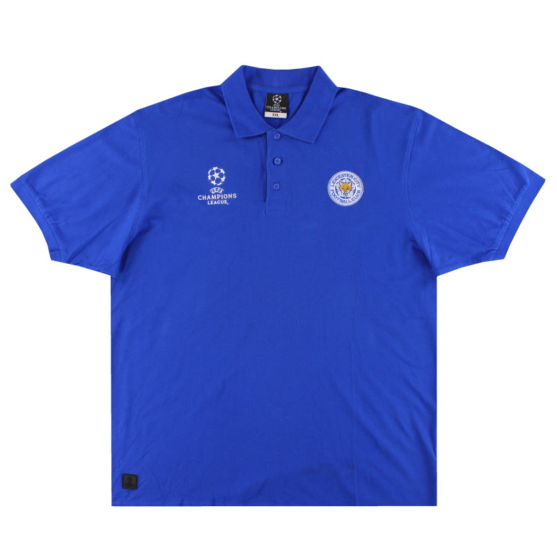 2016-17 Leicester Champions League Polo Shirt XXL - Classic Football Kit