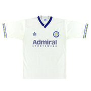 1992-93 Leeds Admiral Home Shirt L - Classic Football Kit