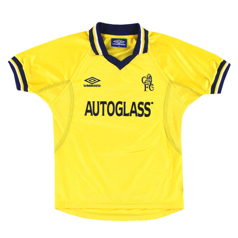 1998-00 Chelsea Umbro Third Shirt M.Boys - Classic Football Kit