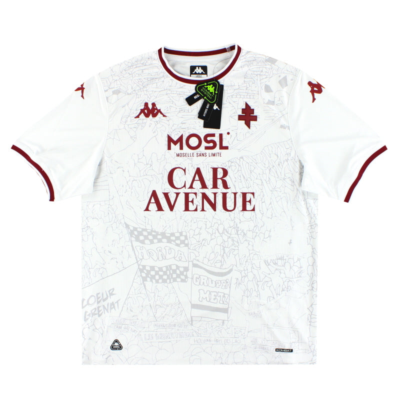 2025-26 FC Metz Kappa Kombat Away Shirt *BNIB* XL