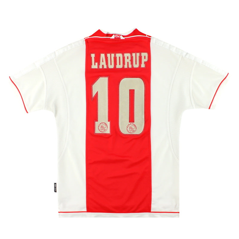 1999-00 Ajax Umbro Home Shirt Laudrup #10 M