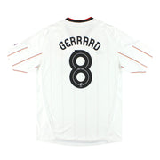 2010-12 Liverpool adidas Away Shirt Gerrard #8 XL