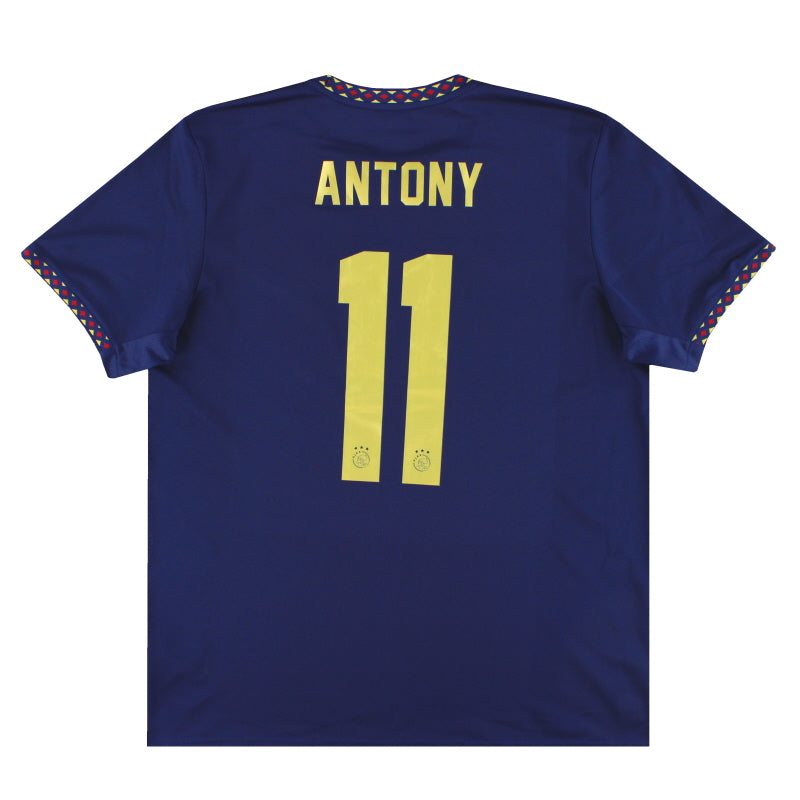 2022-23 Ajax adidas Away Shirt Antony #11 *Mint* XL - Classic Football Kit