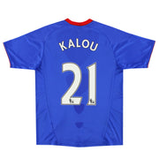 2010-11 Chelsea adidas Home Shirt Kalou #21 L.Boys - Classic Football Kit