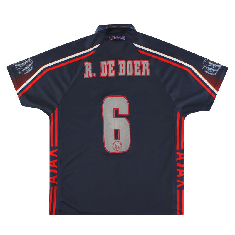 1997-98 Ajax Umbro Away Shirt R.De Boer #6 L - Classic Football Kit