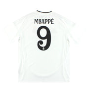 2024-25 Real Madrid adidas Home Shirt Mbappe #9 *w/tags* XL - Classic Football Kit