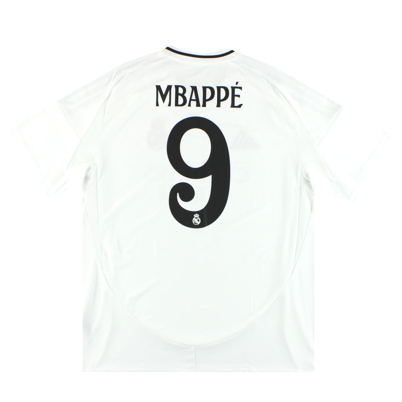 2024-25 Real Madrid adidas Home Shirt Mbappe #9 *w/tags* XL - Classic Football Kit