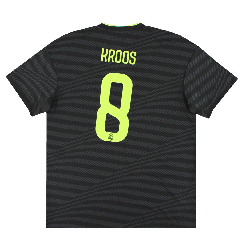 2022-23 Real Madrid adidas Third Shirt Kroos #8 *w/tags* XL - Classic Football Kit