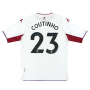 2021-22 Aston Villa Kappa Kombat Away Shirt Coutinho #23 L - Classic Football Kit
