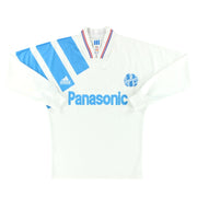 1991-92 Olympique Marseille adidas Home Shirt L/S - Classic Football Kit