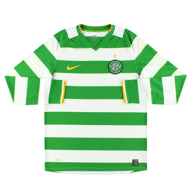 2008-10 Celtic Nike Home Shirt L/S M
