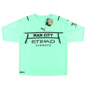 2021-22 Manchester City Puma Third Goalkeeper Shirt *w/tags* M - Classic Football Kit