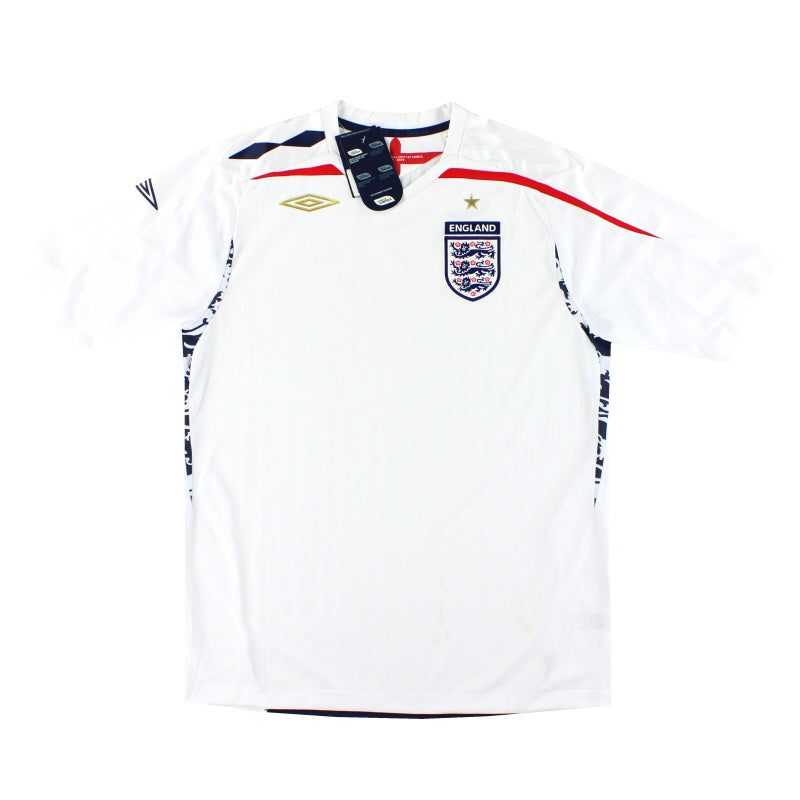 2007-09 England Umbro Home Shirt *w/tags* XL