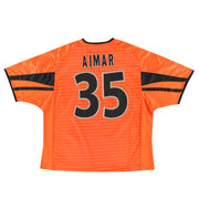 2001-02 Valencia Nike Away Shirt Aimar #35 L - Classic Football Kit