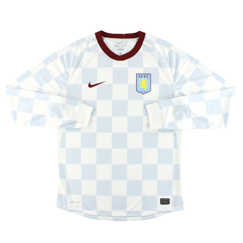 2011-12 Aston Villa Nike Player Issue Away Shirt L/S - Classic Football Kit