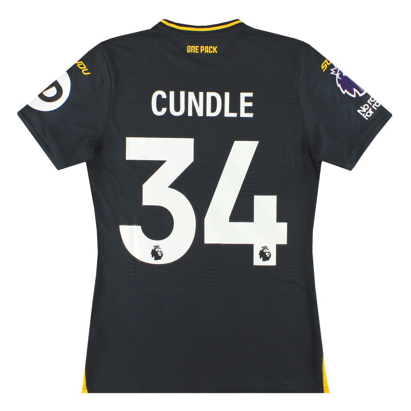 2024-25 Wolves Sudu Player Issue Away Shirt Cundle #34 M - Classic Football Kit