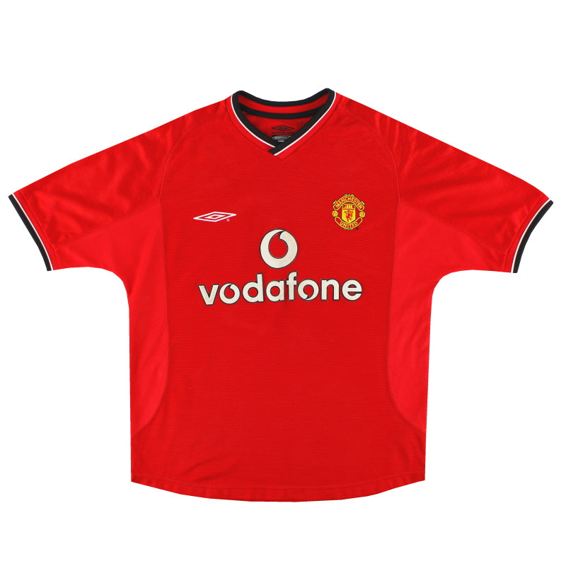 2000-02 Manchester United Umbro Home Shirt Y