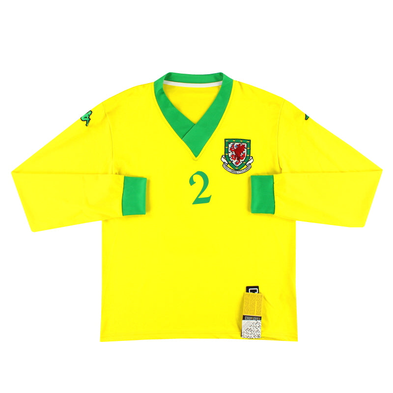 2006-07 Wales Kappa '130th Year' Player Issue Away Shirt #2 *w/tags* XL - Classic Football Kit