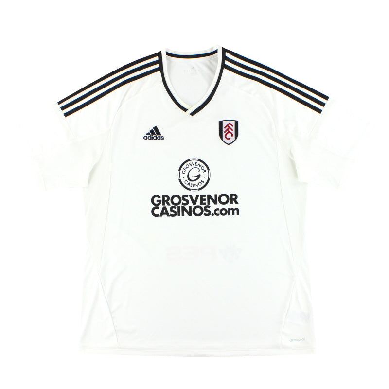 2017-18 Fulham adidas Home Shirt XL - Classic Football Kit