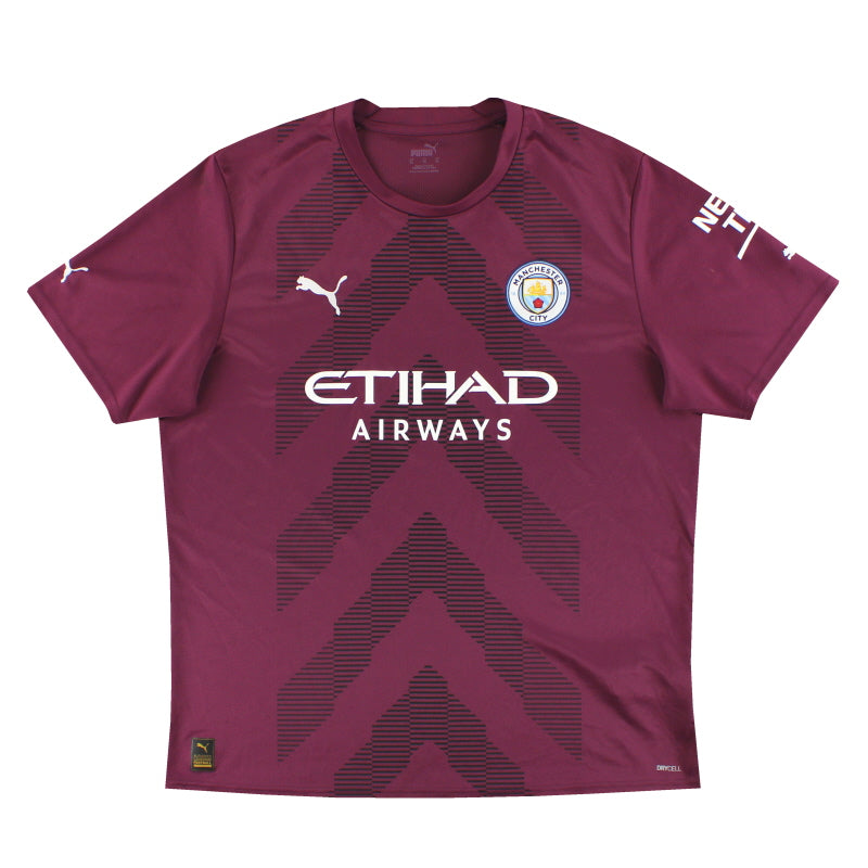 2022-23 Manchester City Puma Goalkeeper Shirt XL - Classic Football Kit