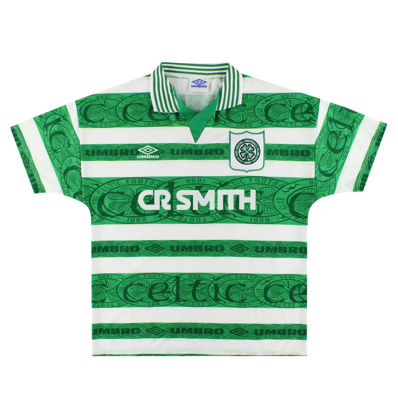 1995-97 Celtic Umbro Home Shirt L - Classic Football Kit