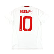 2015-16 Manchester United adidas 'FA Cup' Away Shirt Rooney #10 L - Classic Football Kit