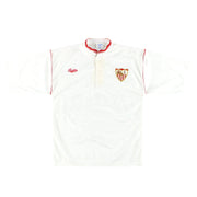 1990-92 Sevilla Bukta Home Shirt *Mint* M - Classic Football Kit