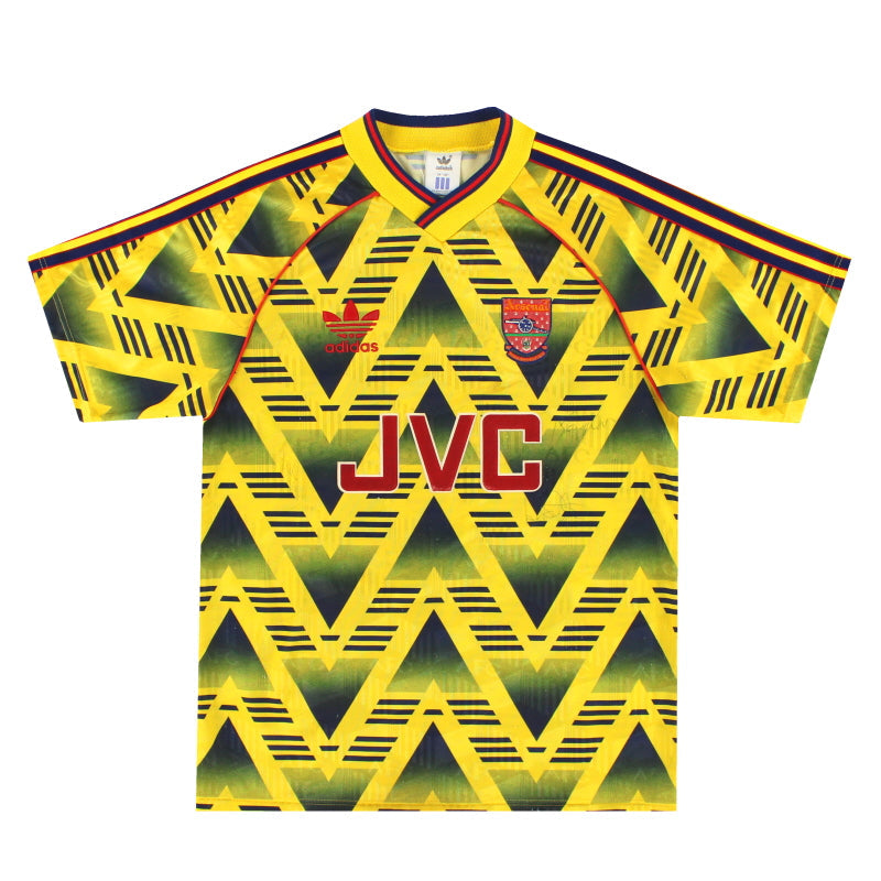 1991-93 Arsenal adidas Away Shirt S - Classic Football Kit