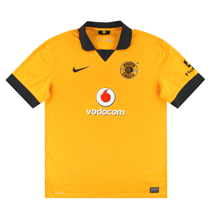2013-14 Kaizer Chiefs Nike Home Shirt XXL - Classic Football Kit