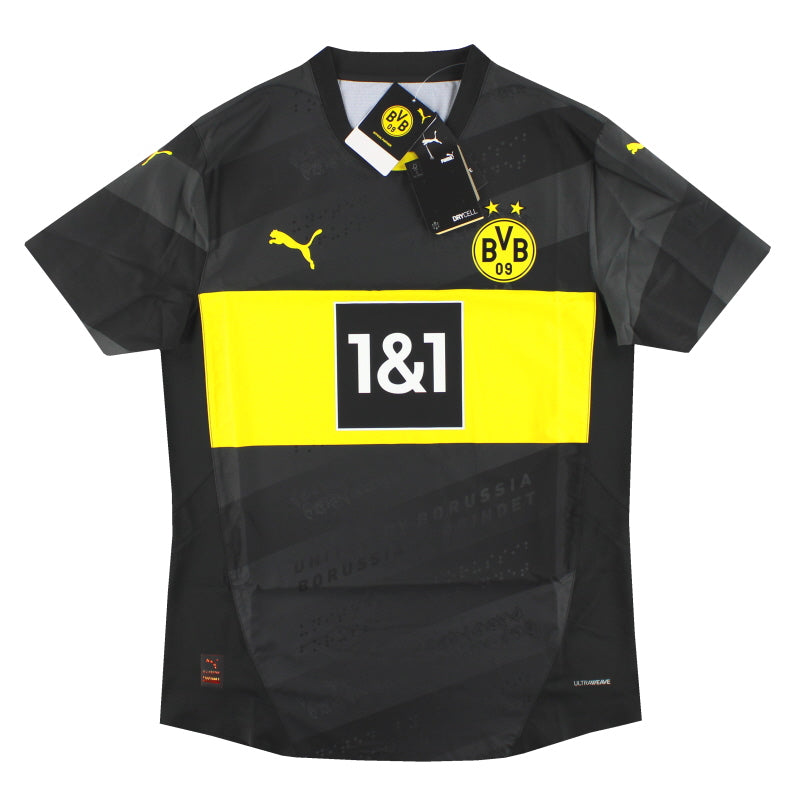2024-25 Borussia Dortmund Puma Authentic Away Shirt *BNIB* L - Classic Football Kit