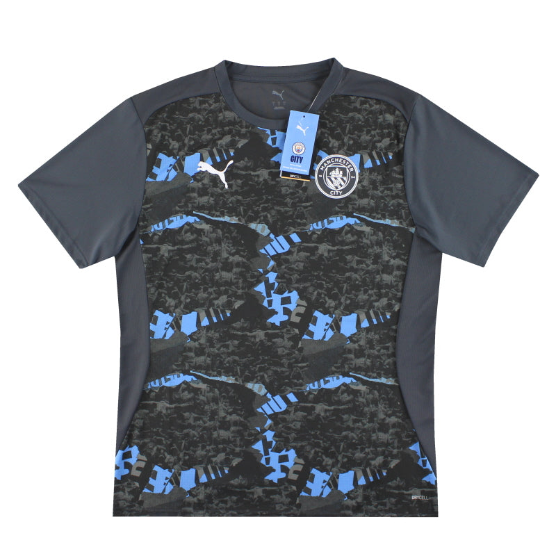 2024-25 Manchester City Puma Pre-Match Shirt *w/tags* L - Classic Football Kit