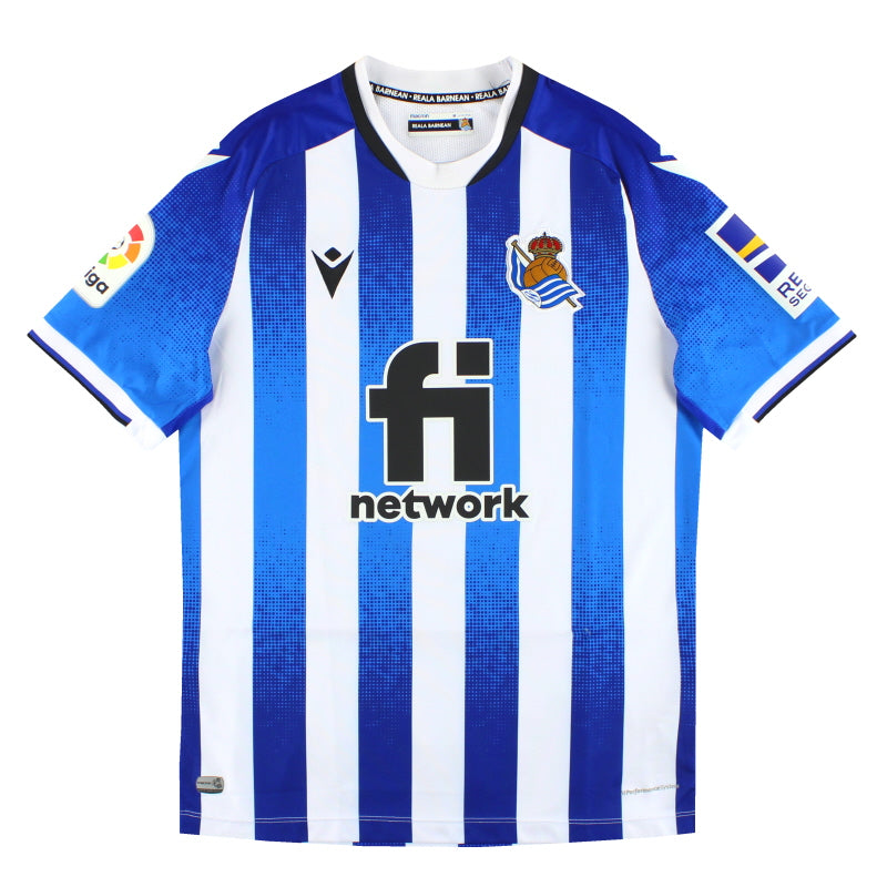 2021-22 Real Sociedad Macron Home Shirt M
