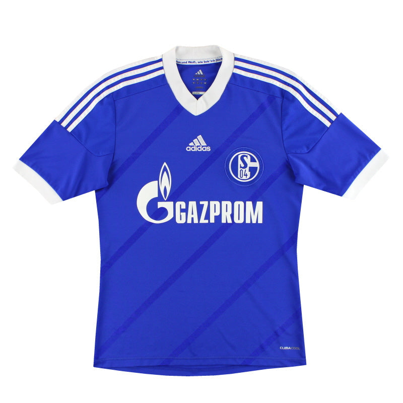 2012-14 Schalke adidas Home Shirt S