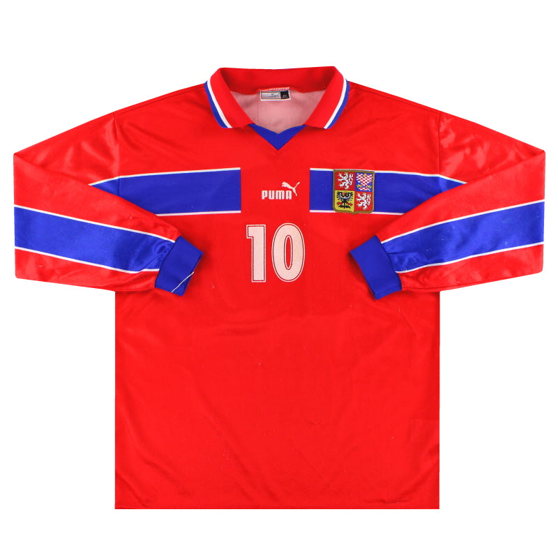 1998-00 Czech Republic Puma Home Shirt L/S #10 XL
