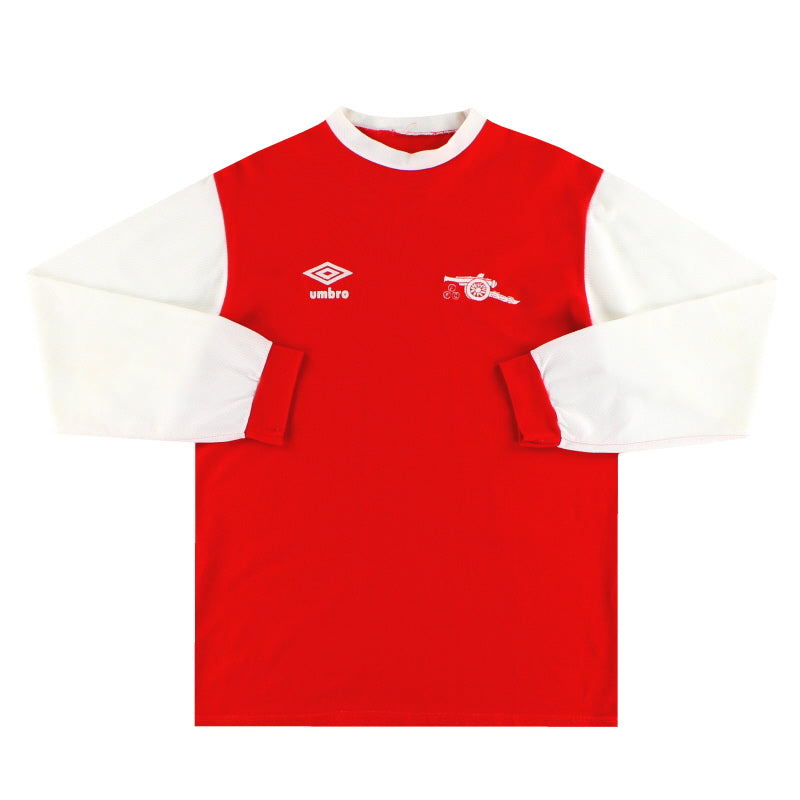 1981-82 Arsenal Umbro Home Shirt L/S M