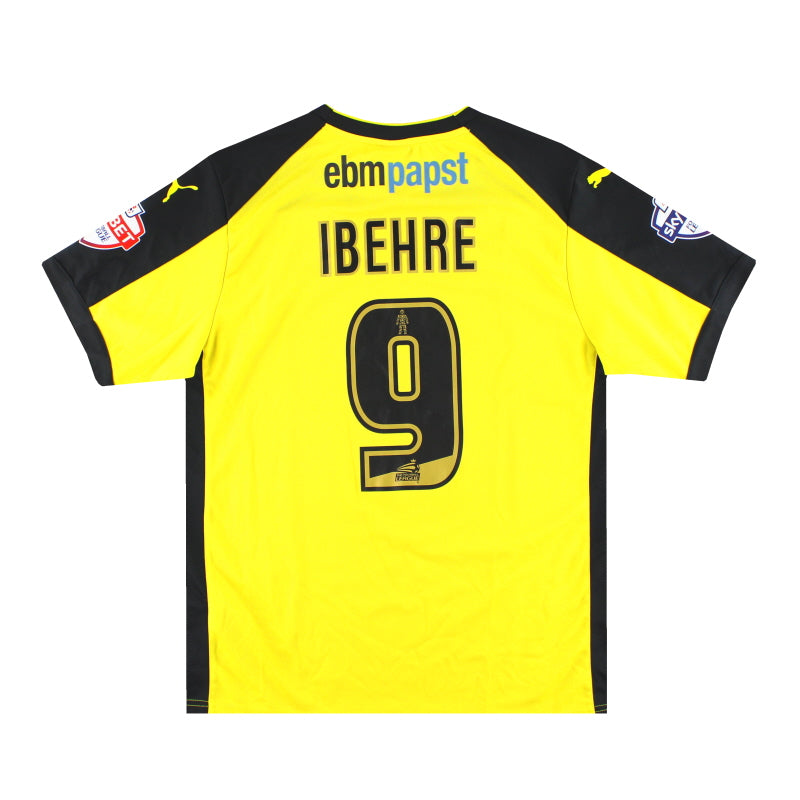 2014-15 Colchester United Puma Match Issue Away Shirt Ibehre #9 L