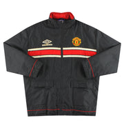 1998-99 Manchester United Umbro Padded Bench Coat XL - Classic Football Kit