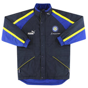 1996-98 Leeds Puma Padded Bench Coat S