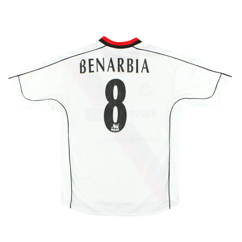 2002-03 Manchester City Le Coq Sportif Away Shirt Benarbia #8 S - Classic Football Kit
