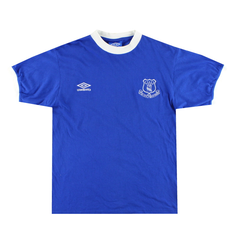 1999-00 Everton Umbro Leisure Tee S - Classic Football Kit